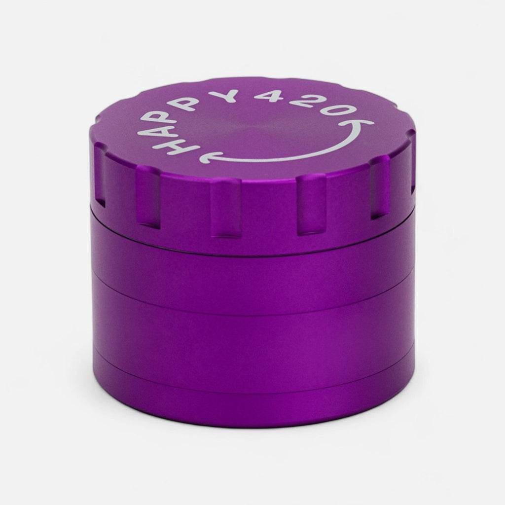 Happy420 Luxury Grinder Headshop Blue - Hanfify