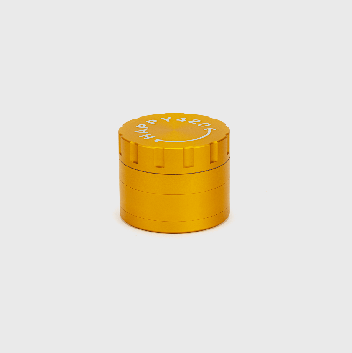 Happy420 Luxury Grinder Headshop Gold - Hanfify