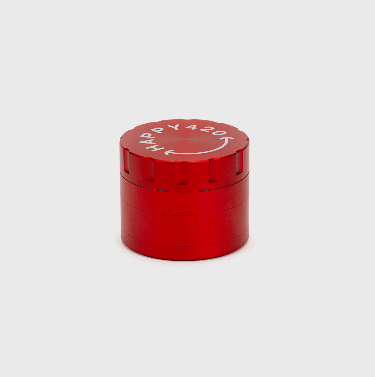 Happy420 Luxury Grinder Headshop Red - Hanfify