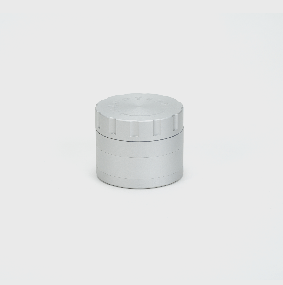 Happy420 Luxury Grinder Headshop Silver - Hanfify®