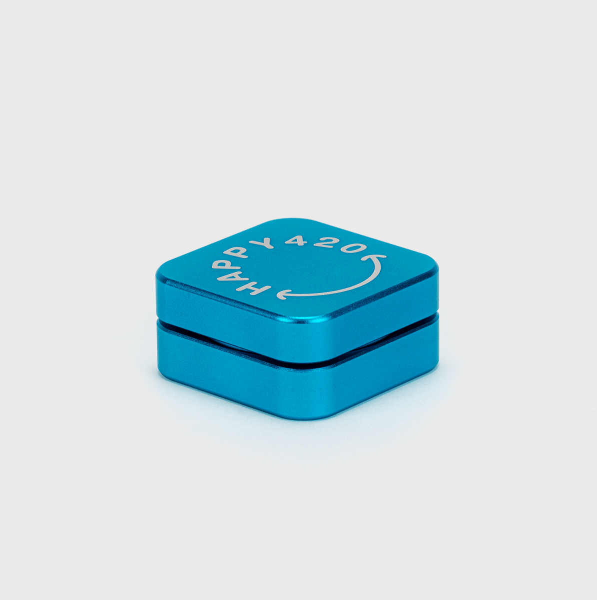Happy420 Quattro Grinder Headshop Blue - Hanfify®