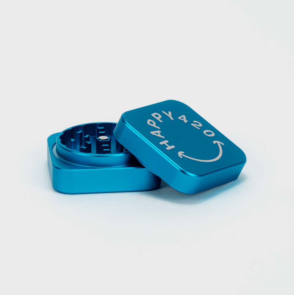 Happy420 Quattro Grinder Headshop Green - Hanfify