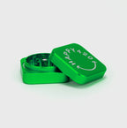 Happy420 Quattro Grinder Headshop Green - Hanfify
