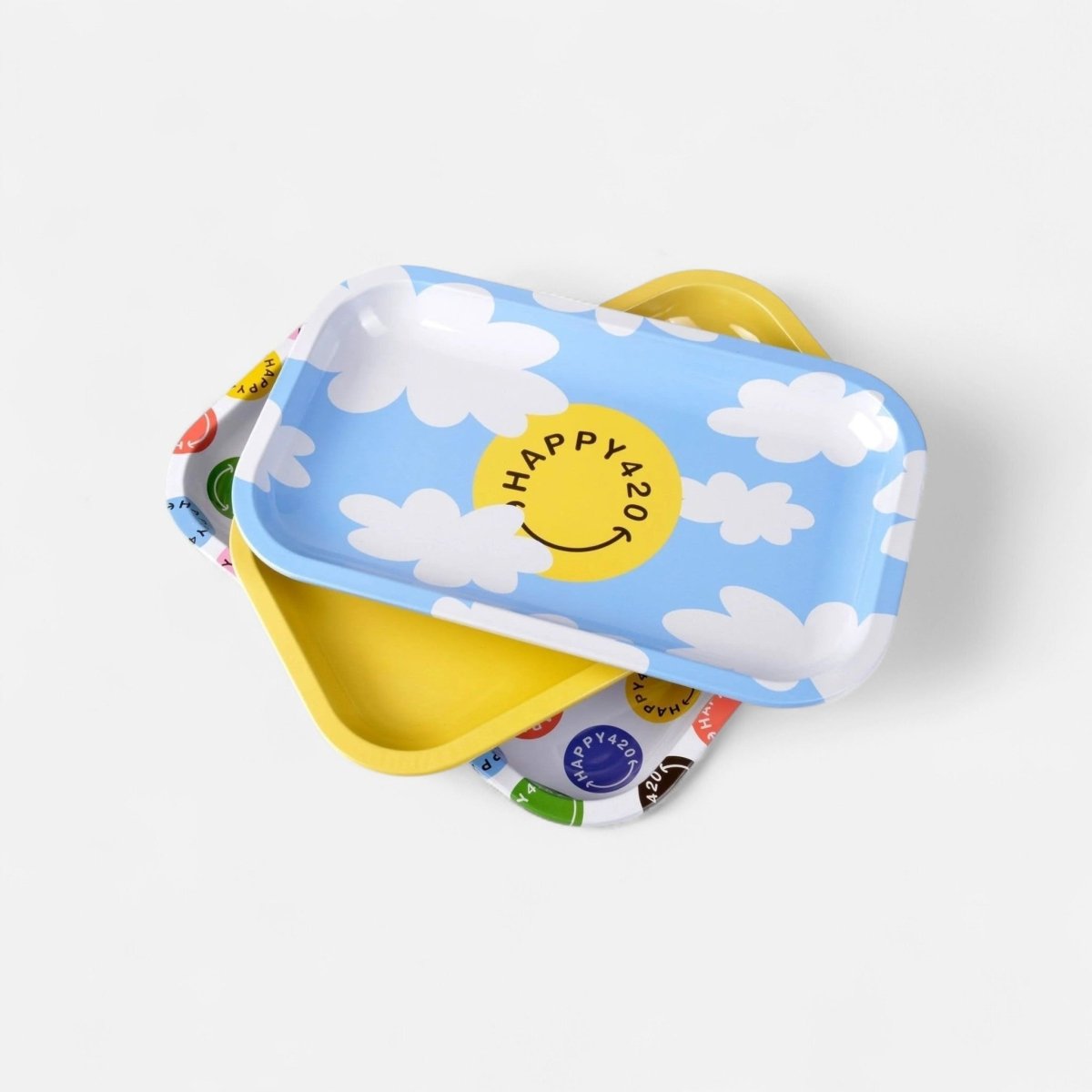 Happy420 - Rolling Tray Headshop Fly High - Hanfify