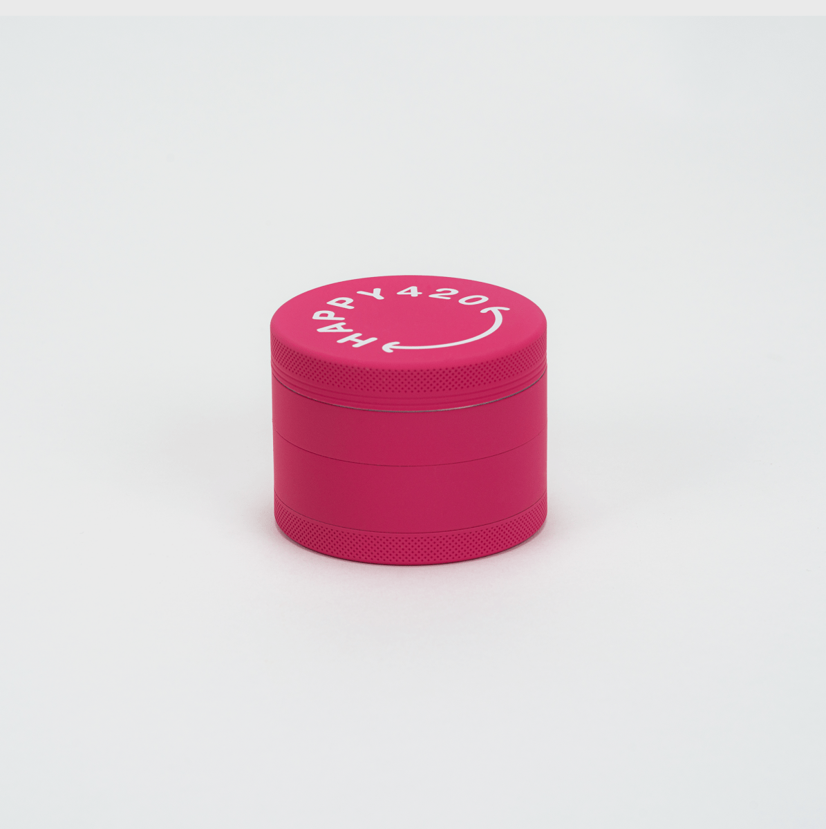 Happy420 Soft Touch Grinder Headshop Pink - Hanfify®