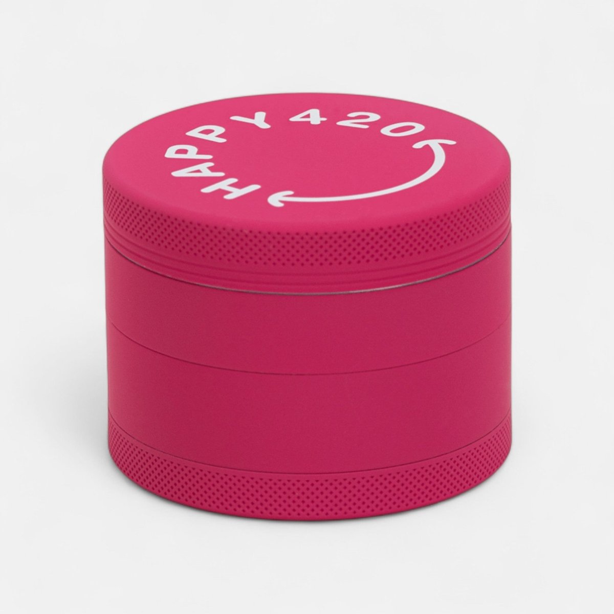 Happy420 Soft Touch Grinder Headshop Turquoise - Hanfify