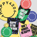 Happy420 - Stickerpack 1 Merch - Hanfify