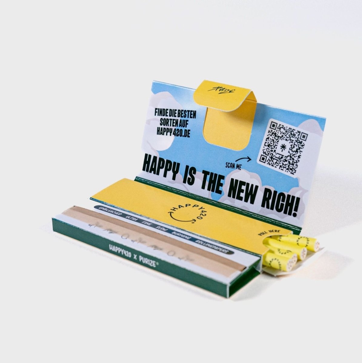 Happy420 x Purize Papes 'n' Actis Headshop - Hanfify