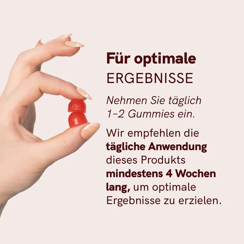 Haut, Haare und Nägel Fruchtgummis Supplements - Hanfify