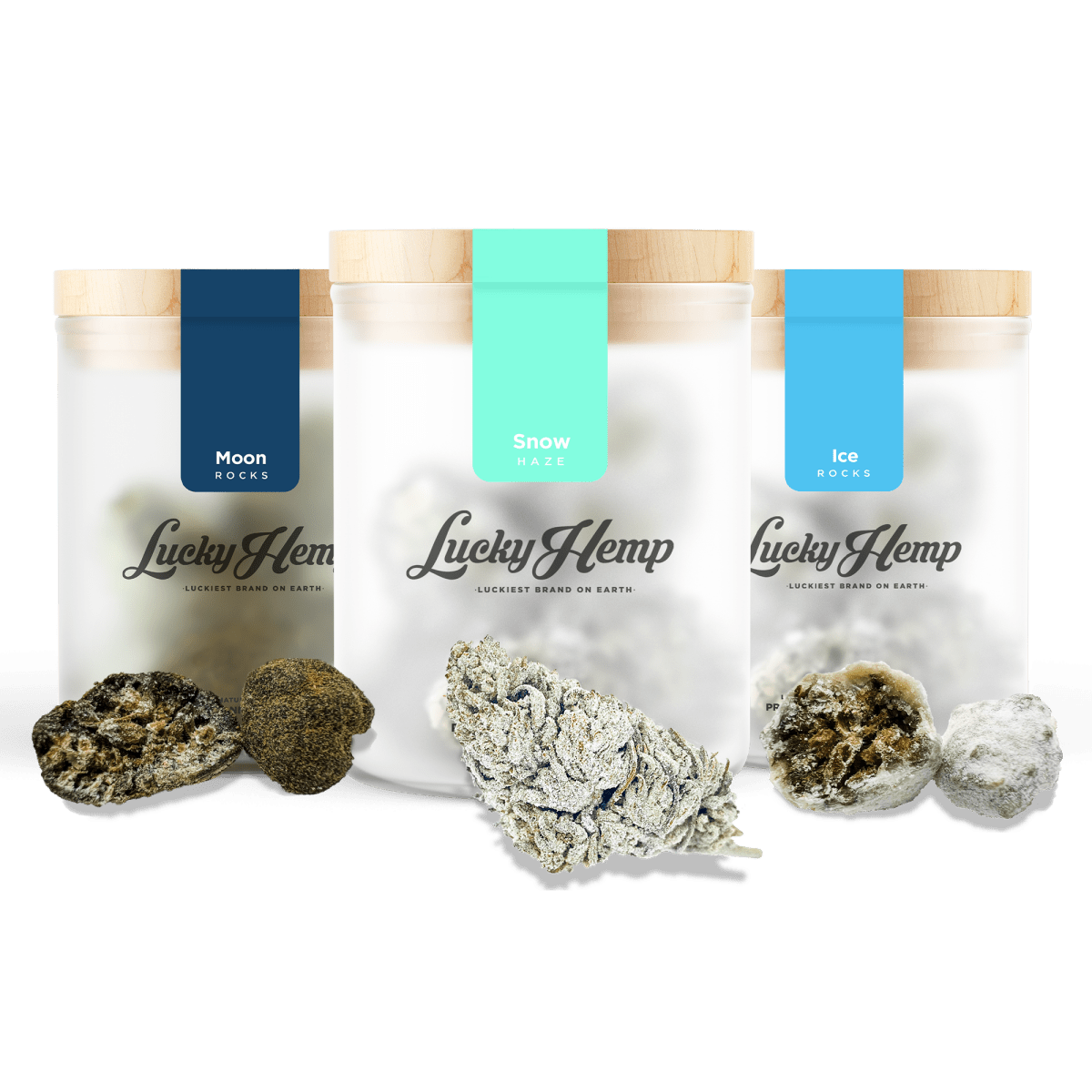 High CBD Probier - Set Blüten 3 Sorten je 5g - Hanfify®
