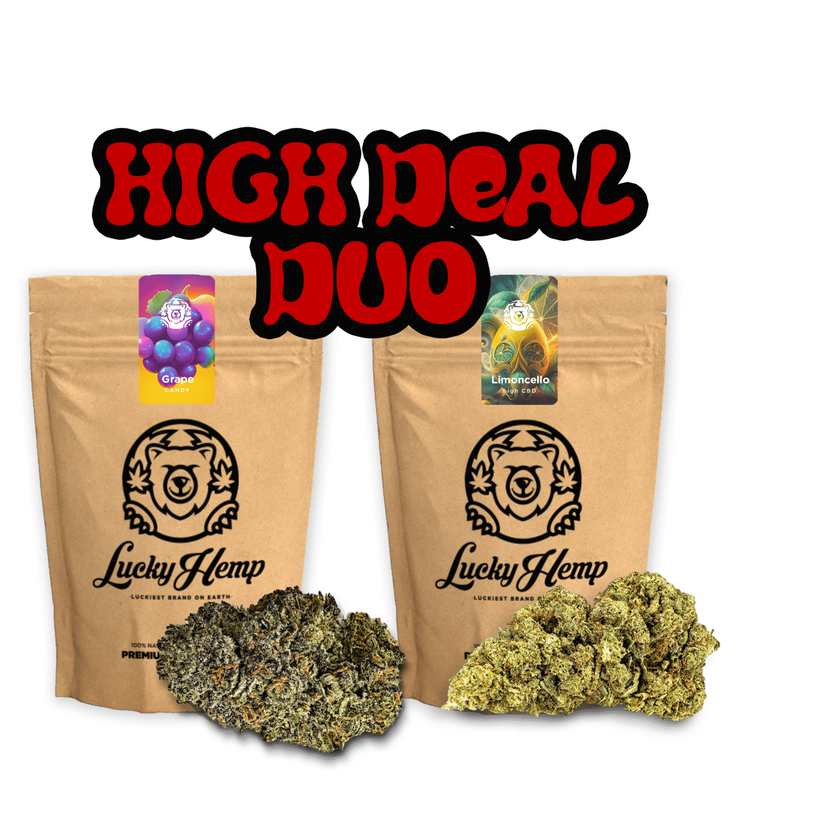 High DEAL - DUO Blüten 2 Sorten je 5g - Hanfify®