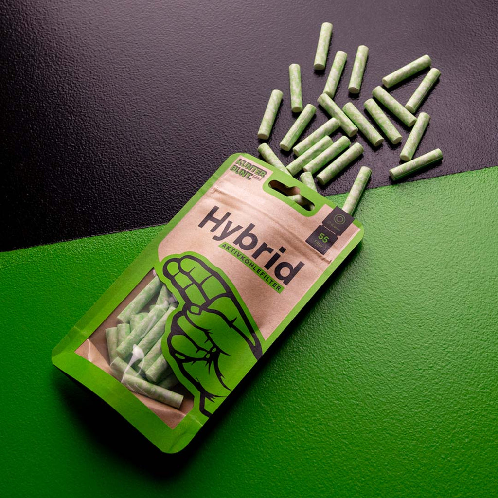 Hybrid Supreme Aktivkohlefilter Bag 55 Green Headshop - Hanfify