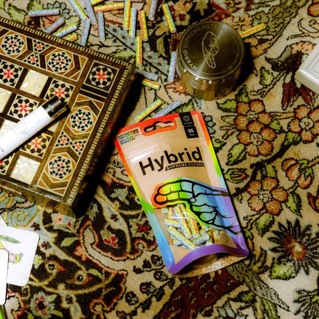 Hybrid Supreme Aktivkohlefilter Bag 55 Rainbow Headshop - Hanfify