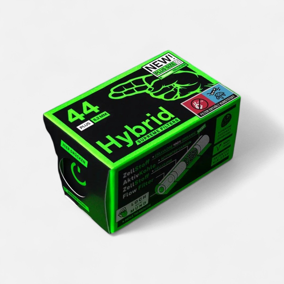 Hybrid Supreme Aktivkohlefilter Box 44 Plus Size Headshop - Hanfify