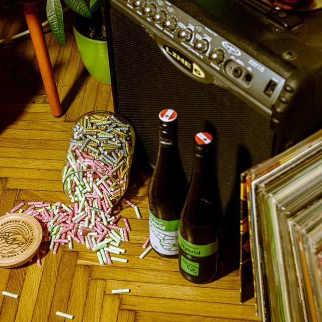 Hybrid Supreme Aktivkohlefilter Glas 1000 Bunt G'mischt Headshop - Hanfify