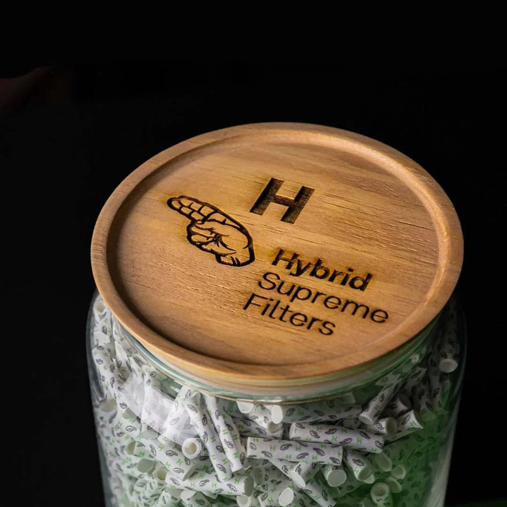 Hybrid Supreme Aktivkohlefilter Glas 1000 Classic Headshop - Hanfify