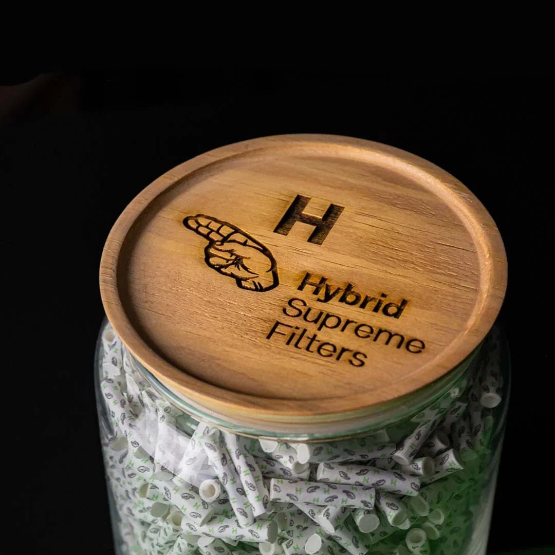 Hybrid Supreme Aktivkohlefilter Glas 1000 Classic Headshop - Hanfify