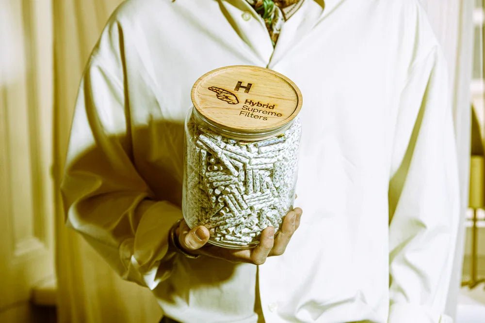 Hybrid Supreme Aktivkohlefilter Glas 1000 Classic Headshop - Hanfify