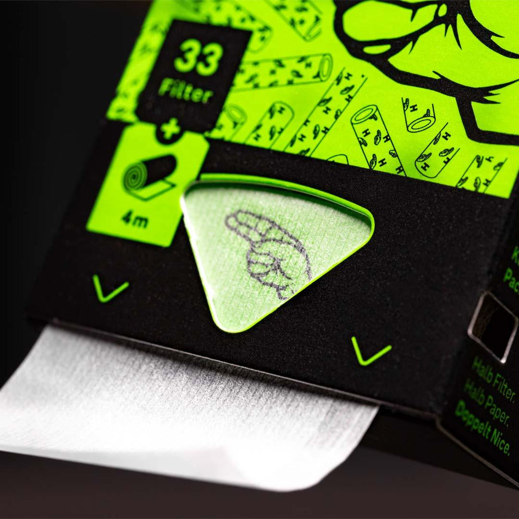 Hybrid Supreme Kombipack - Aktivkohlefilter & 4m Papers Headshop - Hanfify