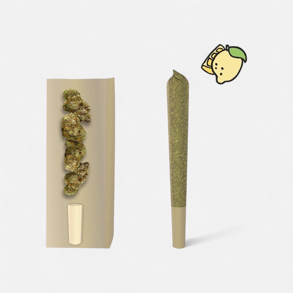 🍋 👑 Lemon Haze 12% CBD Prerolls - Joints - Hanfify®