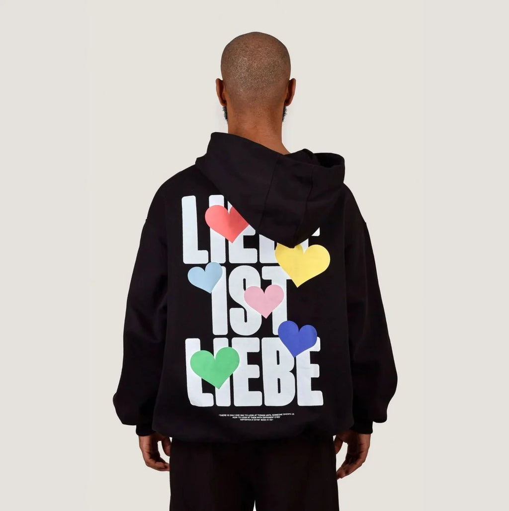 LIEBE IST LIEBE H – Black oversize - Merch - Hanfify®