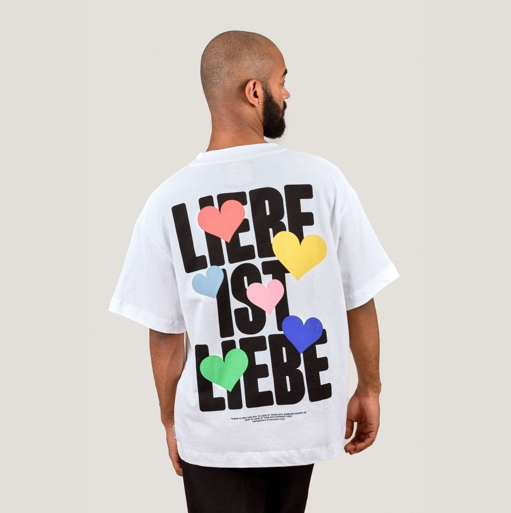 LIEBE IST LIEBE T – White oversize - Merch - Hanfify®