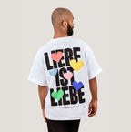 LIEBE IST LIEBE T – White oversize Merch XXL - Hanfify