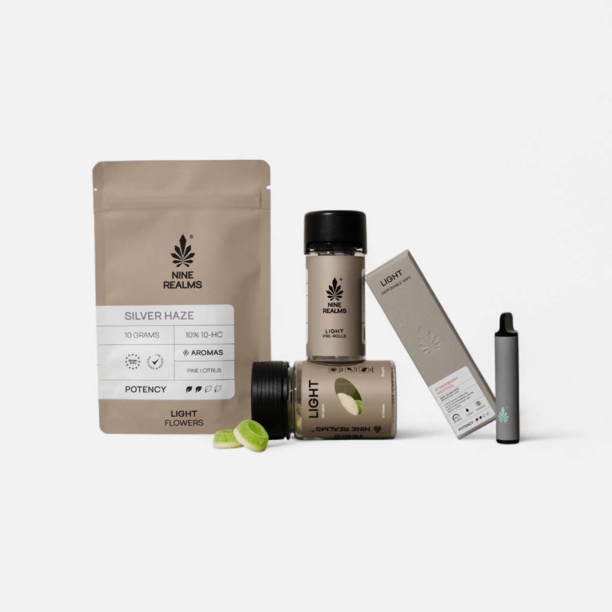LIGHT Bündel - Joints, Vape & Gummis - Bundles - Hanfify®