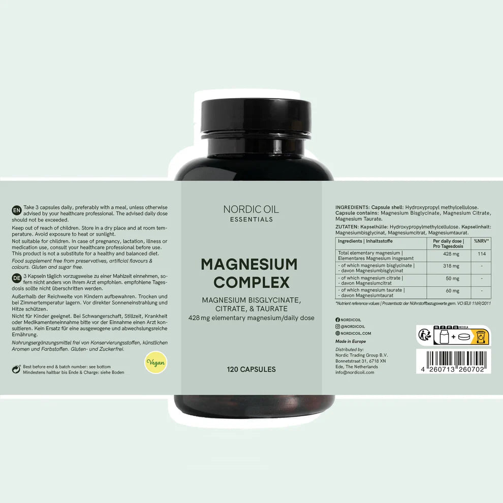 Magnesium Komplex Supplements - Hanfify