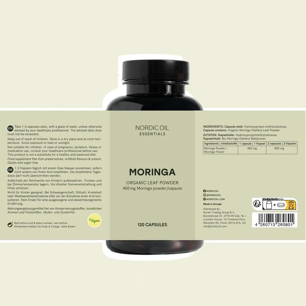 Moringa - Pulver - Kapseln Supplements - Hanfify