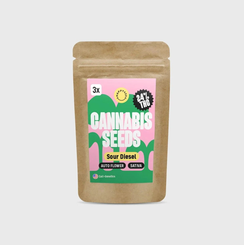 NEU!! Cali Genetics Sour Diesel 24% THC 🌱 auto flowering - Cannabissamen - Hanfify®