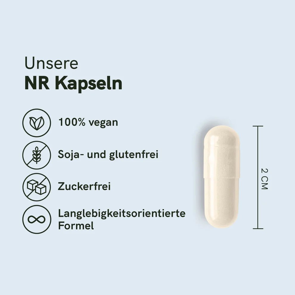 Nicotinamid - Ribosid (NR) Kapseln Supplements - Hanfify