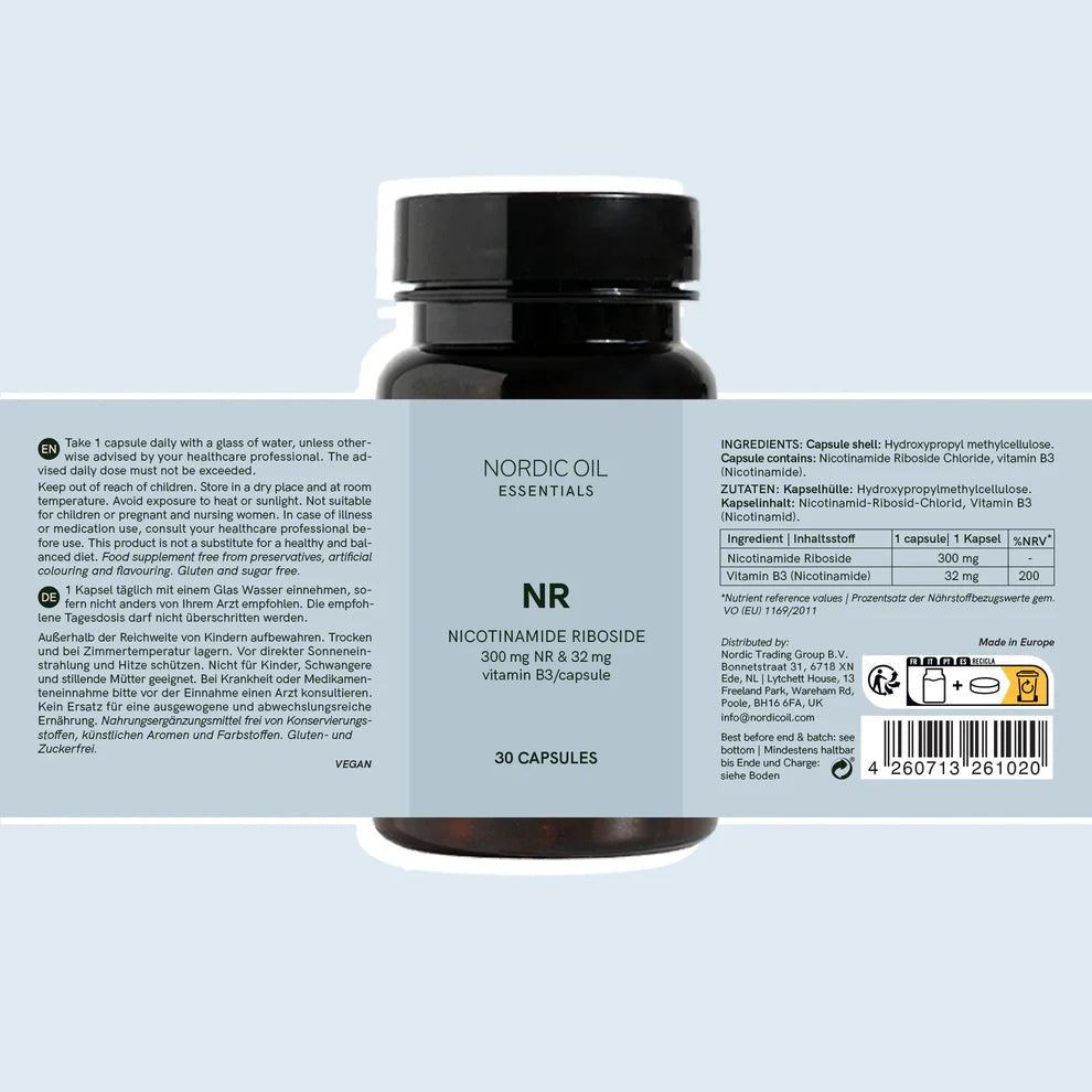 Nicotinamid - Ribosid (NR) Kapseln Supplements - Hanfify