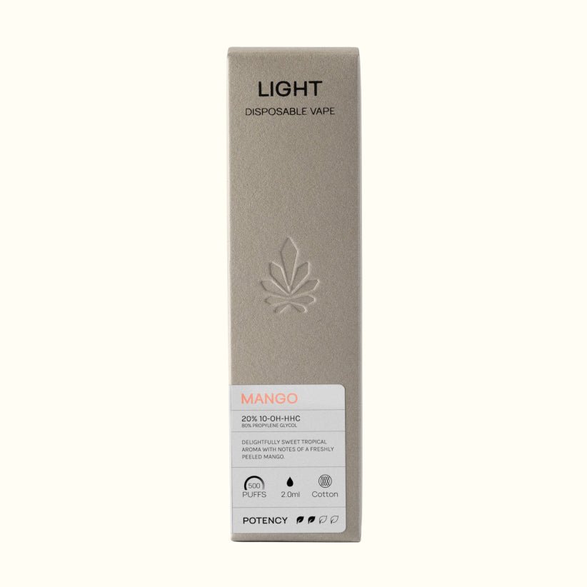 Nine Realms™ LIGHT (10 - OH - HHC 20%, 2ml) Vapes Mango - Hanfify