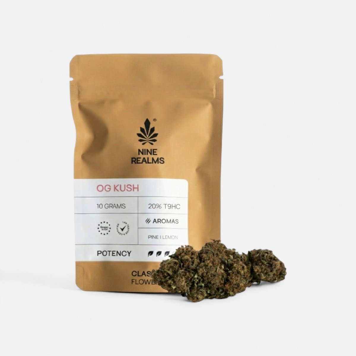 OG KUSH X 20% Blüten 10G - Hanfify