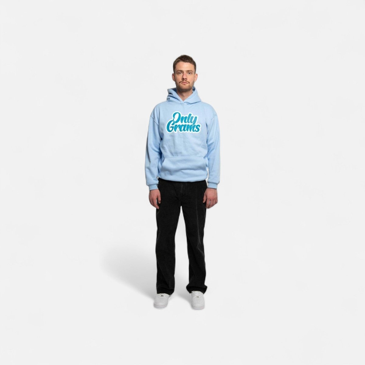 OnlyGrams Hoodie Baby Blau Merch - Hanfify
