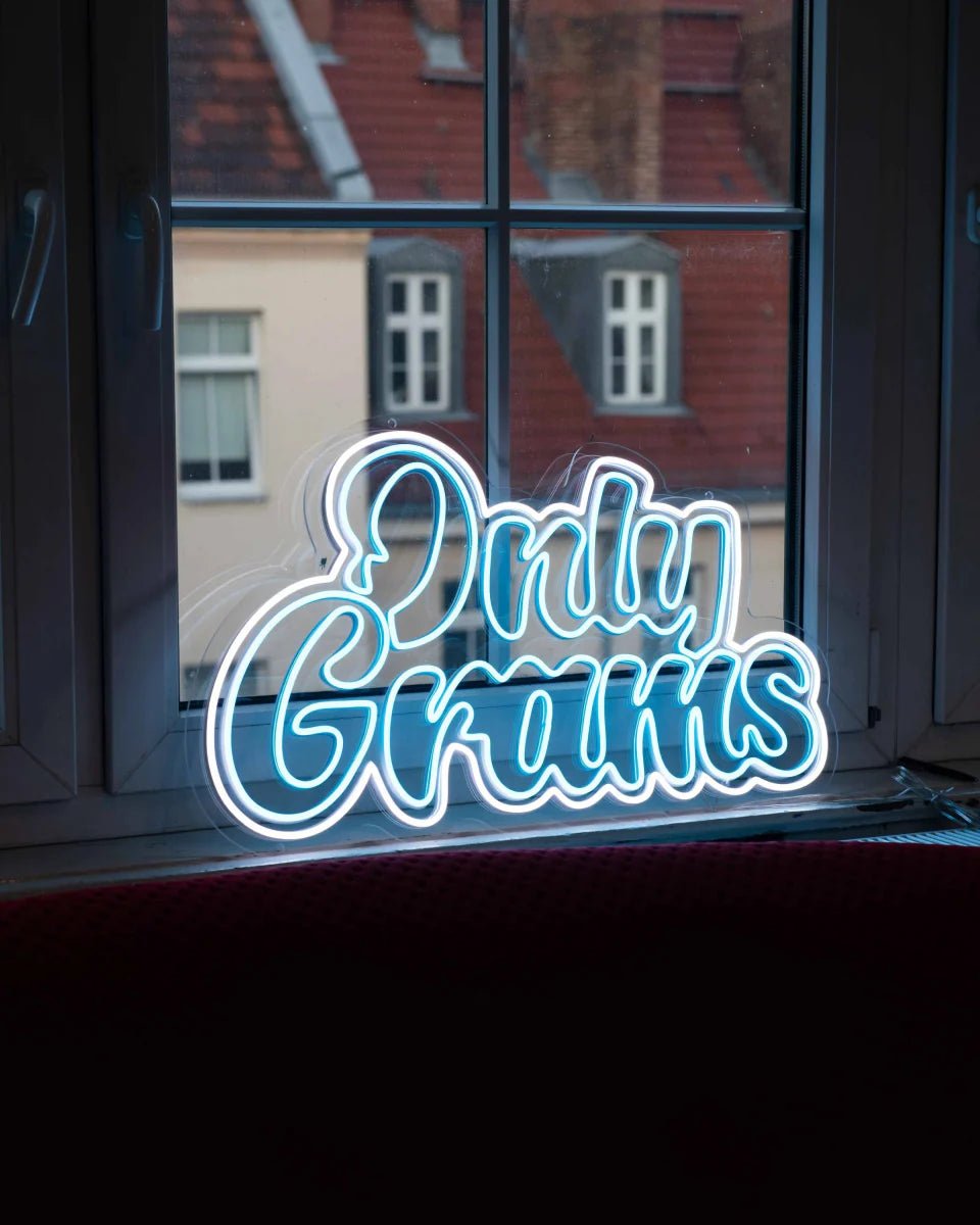 OnlyGrams LED-Schild - Merch - Hanfify®