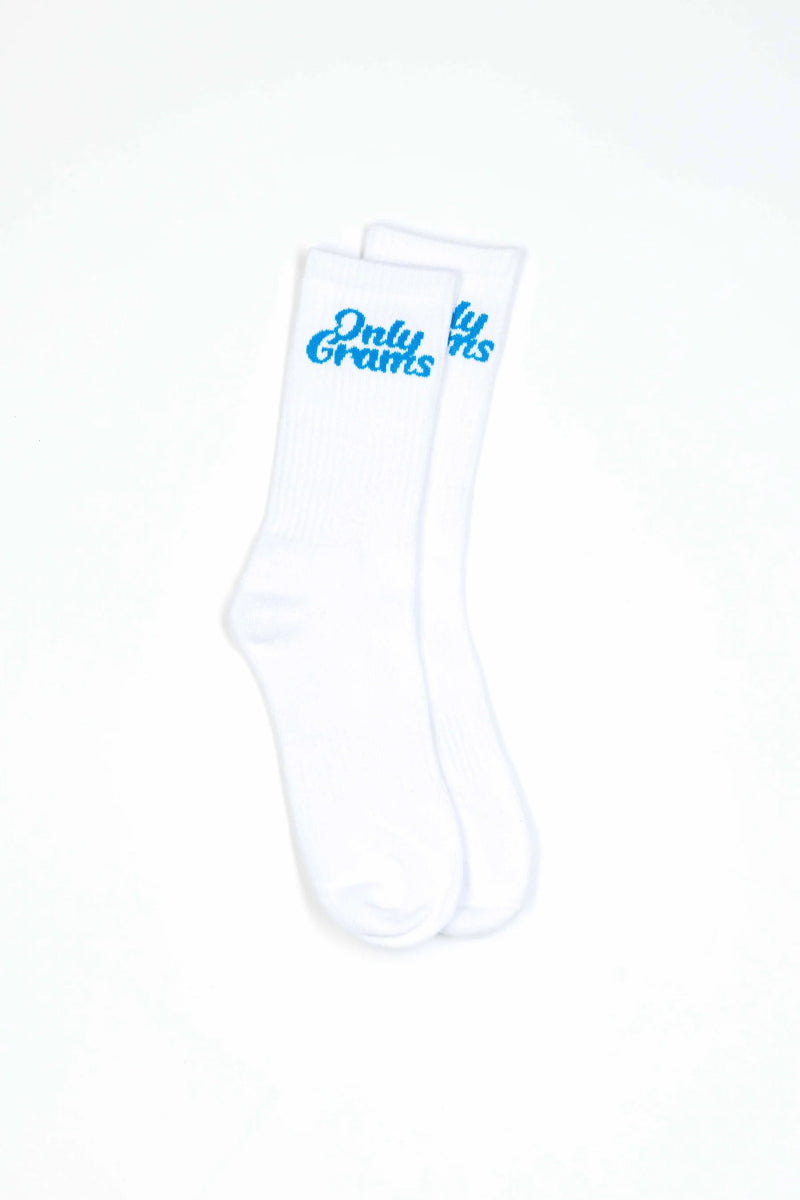 OnlyGrams Socken Weiß Merch - Hanfify