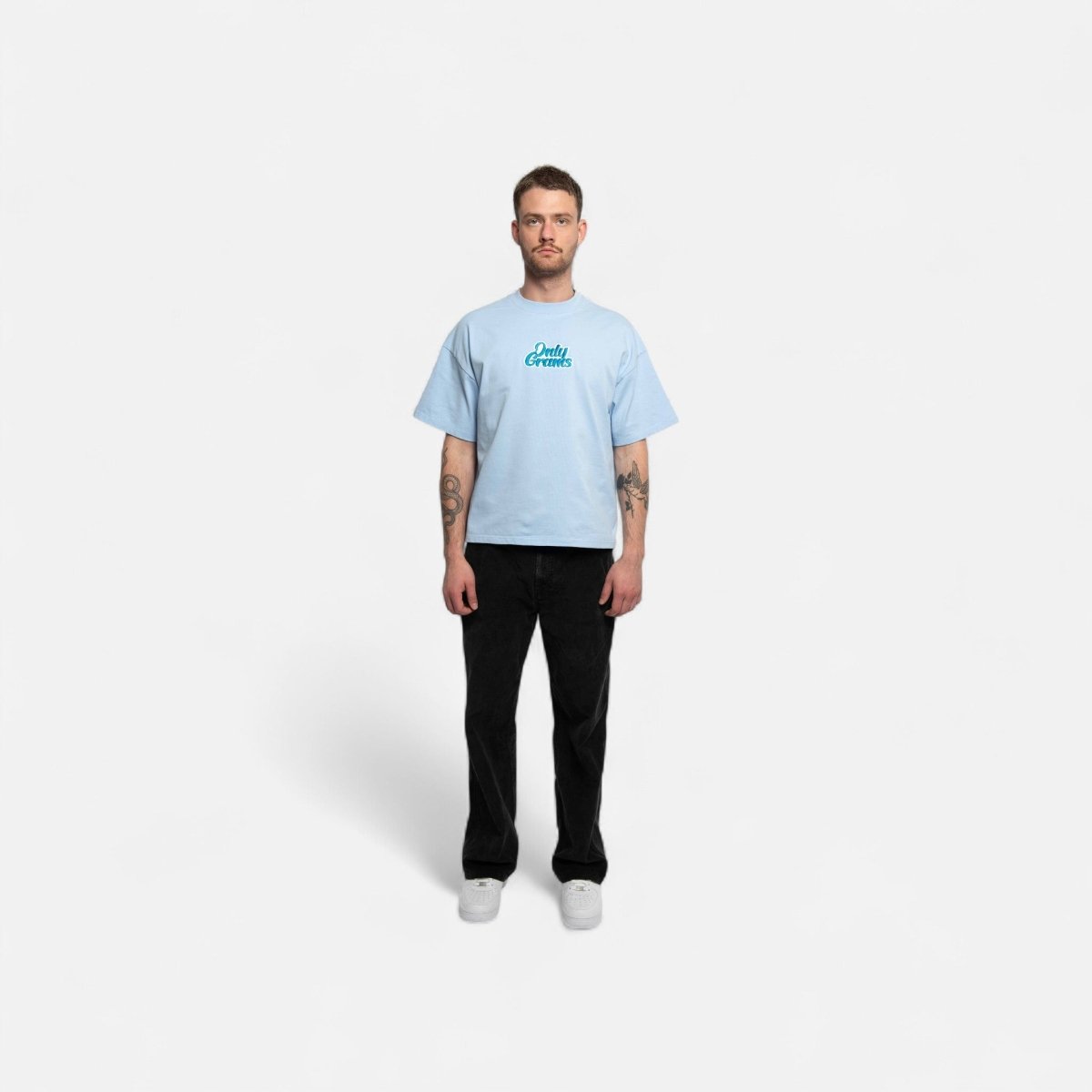 OnlyGrams T-Shirt - Baby Blau Merch - Hanfify