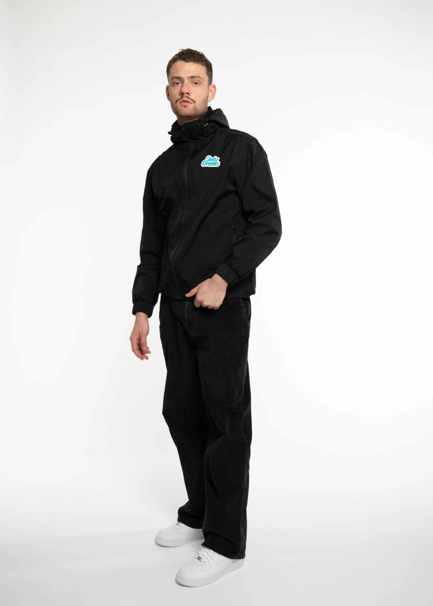 OnlyGrams Windbreaker Jacke - Schwarz Merch - Hanfify