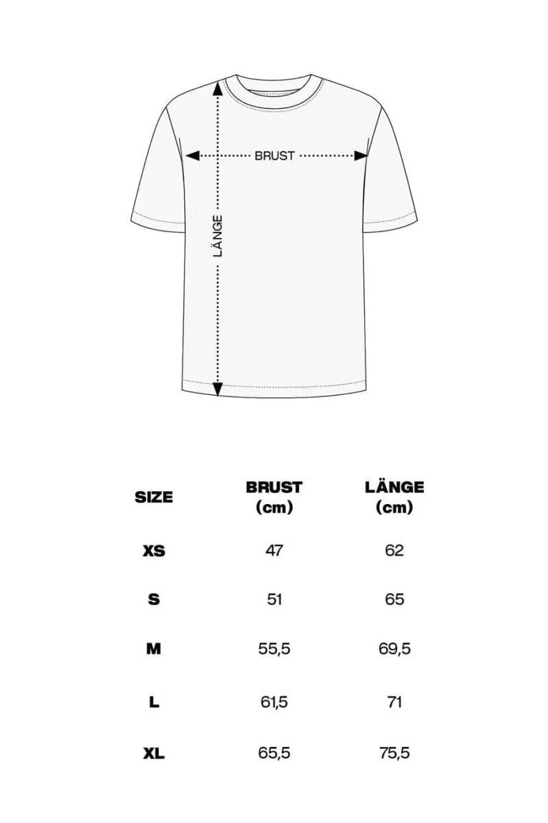Oversize T - Kragen mit Stick Weiß - Merch - Hanfify®