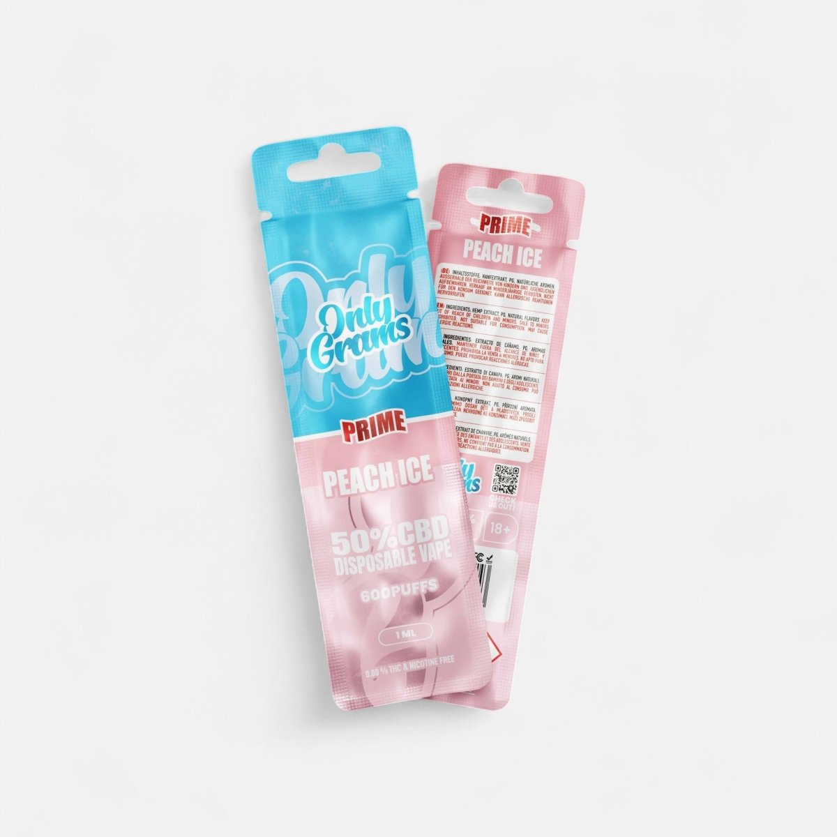 Peach Ice CBD Vape 50% CBD Vapes - Hanfify