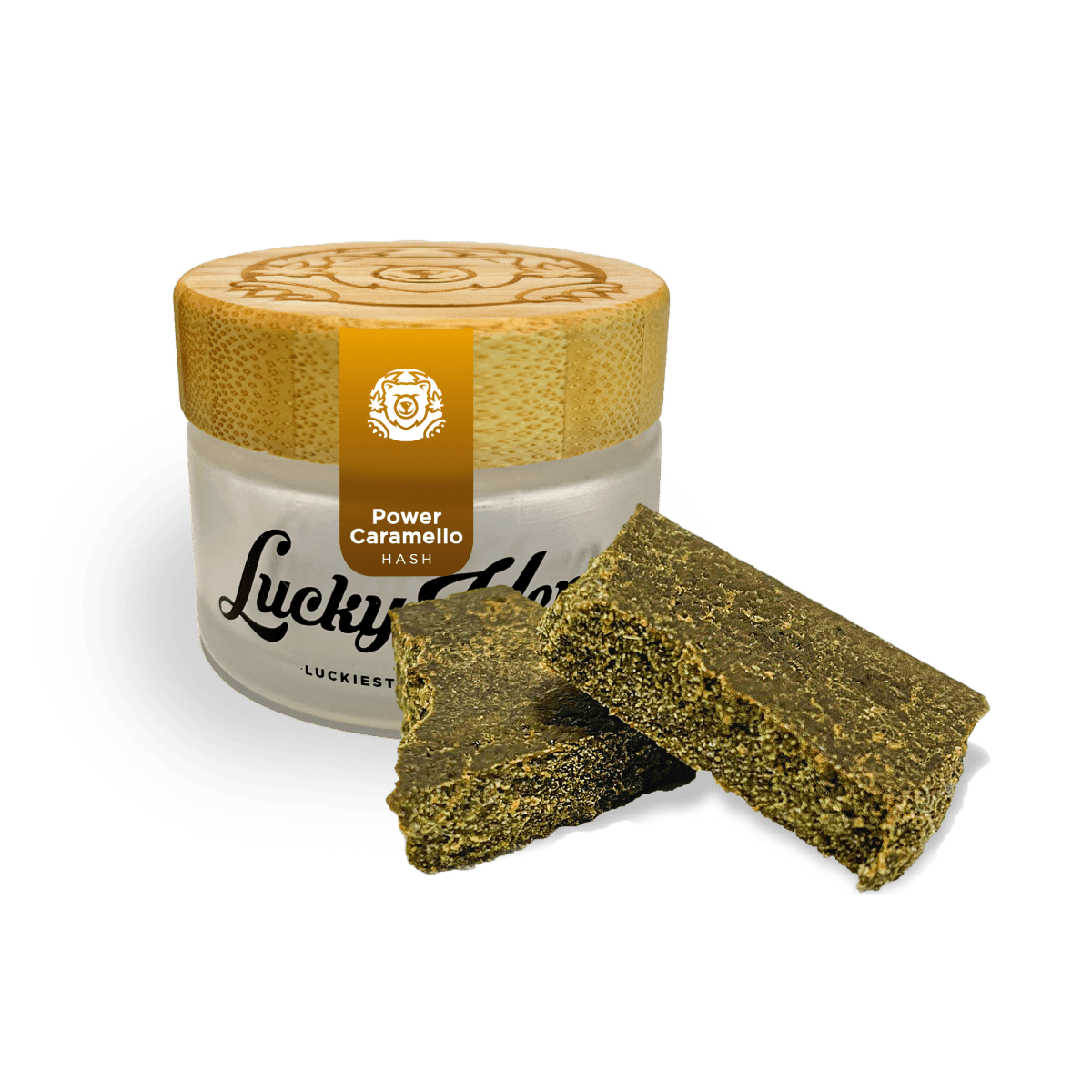 Power Caramello 47% CBD Glas Hasch 3g - Hanfify®