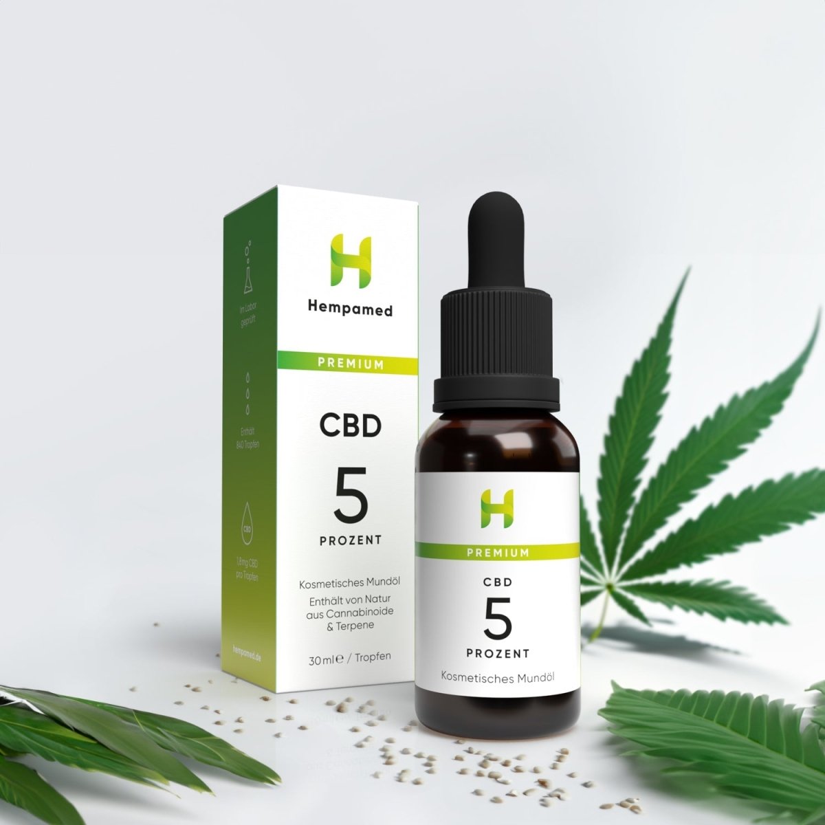 Premium CBD Öl 5 % (30 ml) Öl - Hanfify®