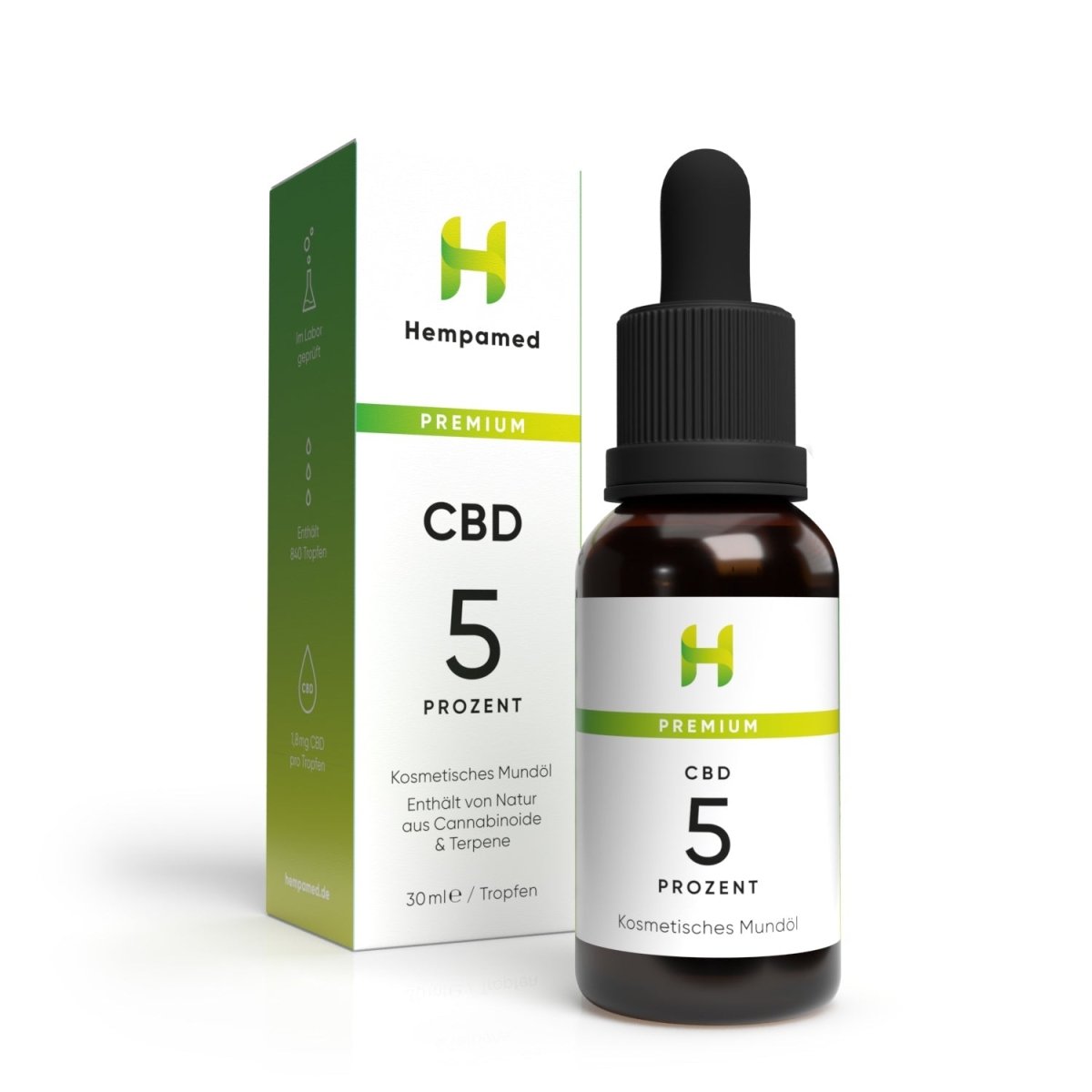 Premium CBD Öl 5 % (30 ml) Öl - Hanfify®