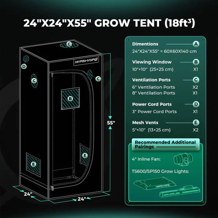 Premium Growbox Komplettset S Growshop - Hanfify
