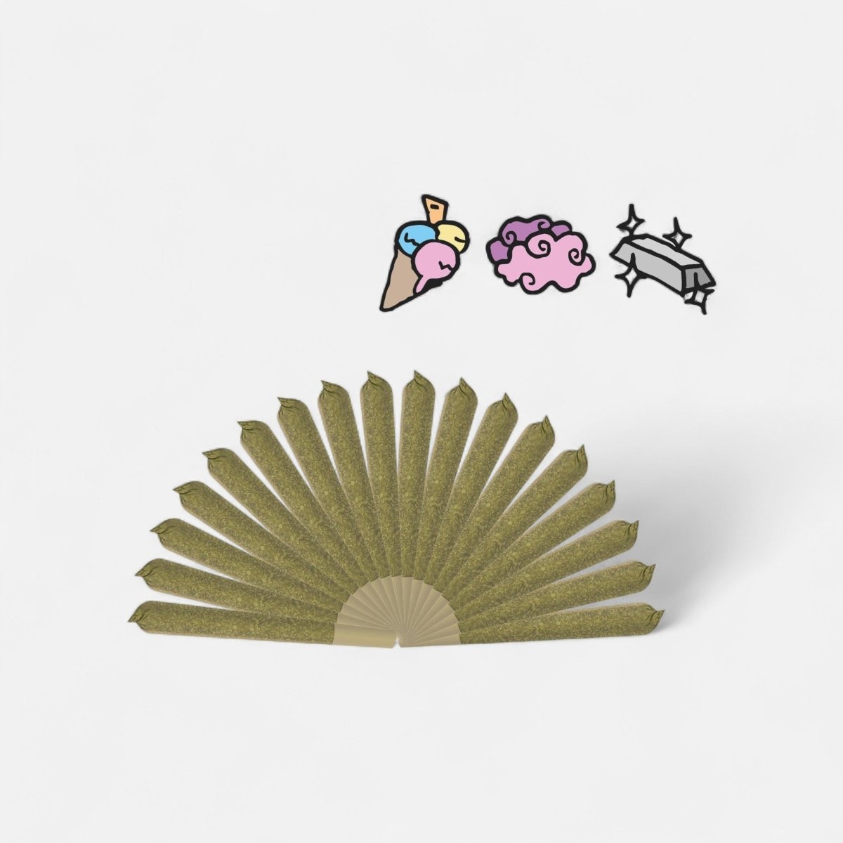 Preroll Power Pack - handgerollte 18g Joints - Hanfify