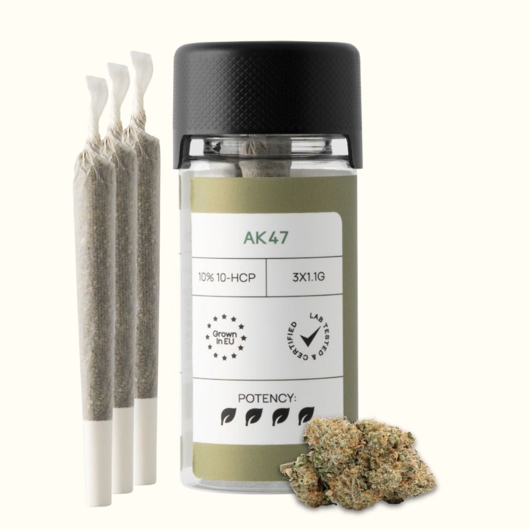 PRO JOINTS (10% 10 - HCP) | BLÜTE: AK - 47 Joints 3 STK. - Hanfify