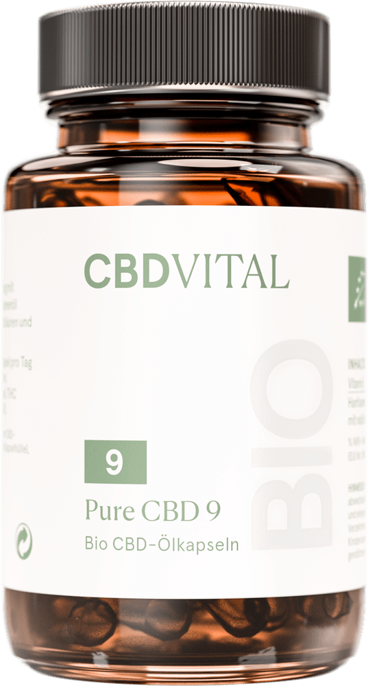 PURE BIO CBD 9 (5%) Kapseln Edibles 60 Kapseln - Hanfify
