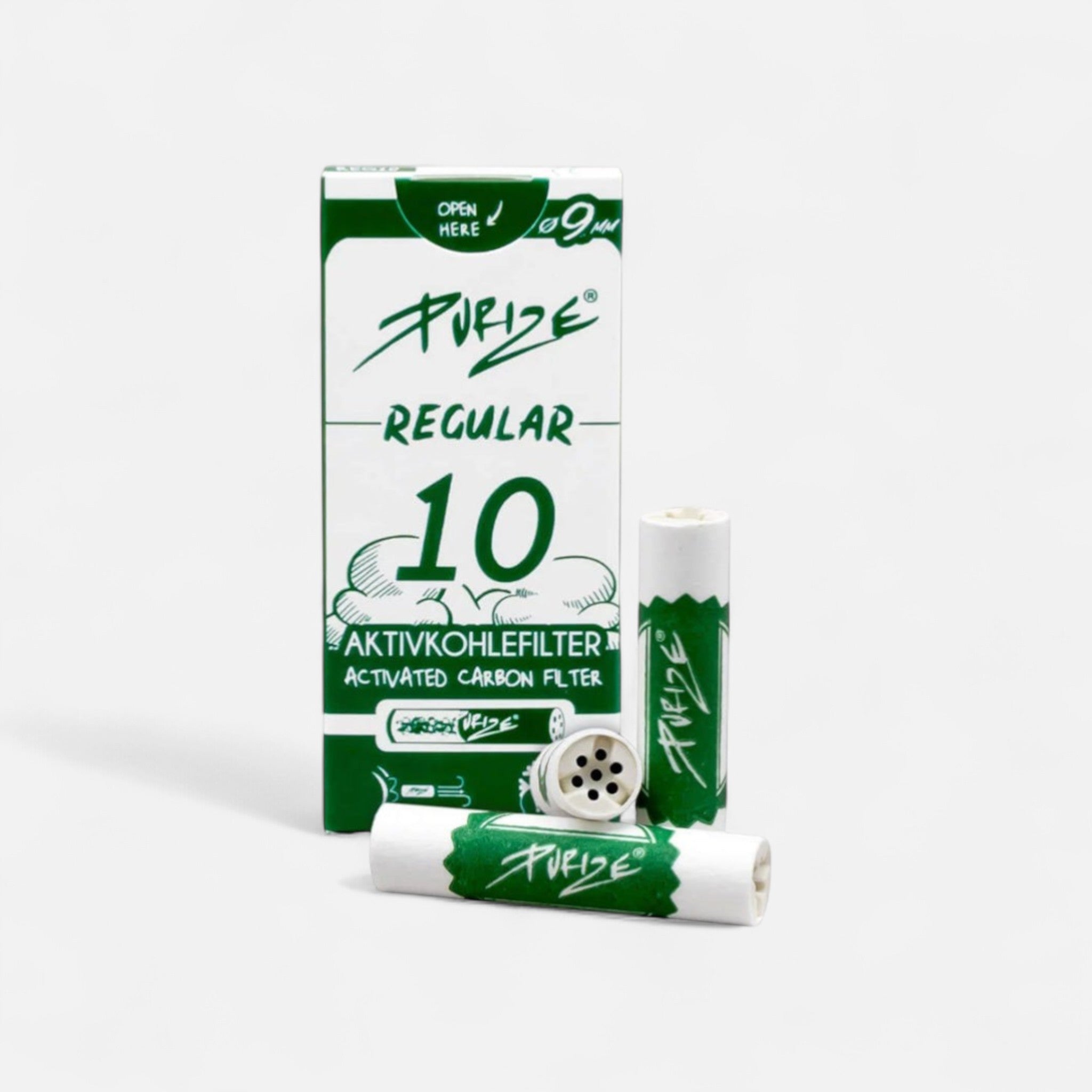 PURIZE® Regular Size 10er Pack Headshop 1 Stück - Hanfify